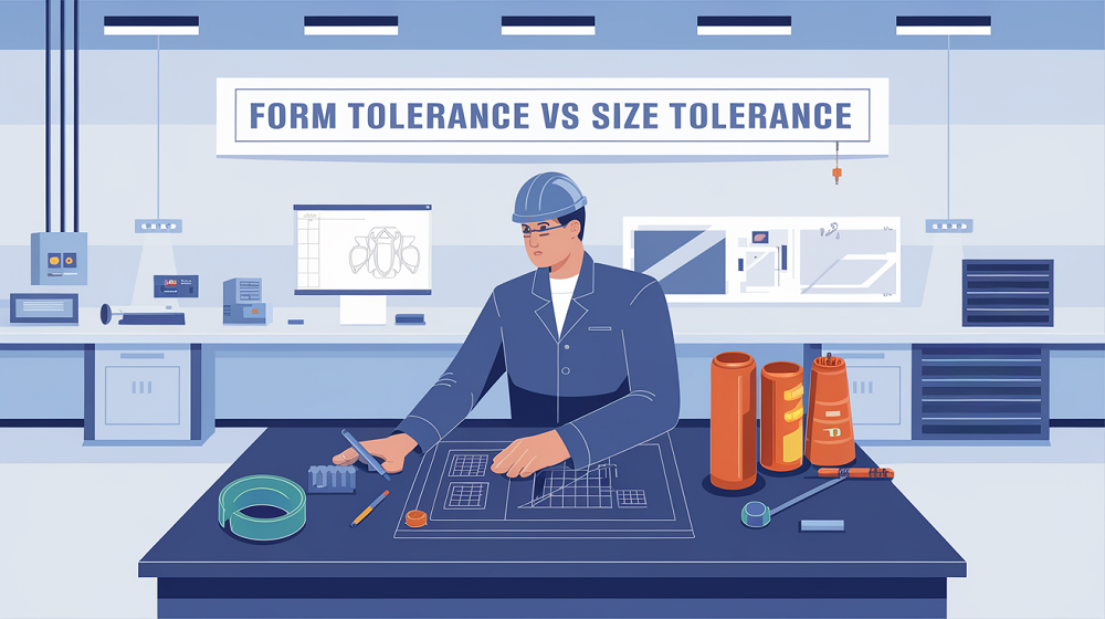 GD&T Form Tolerance vs Size Tolerance: Differences, Relationships & Conversion